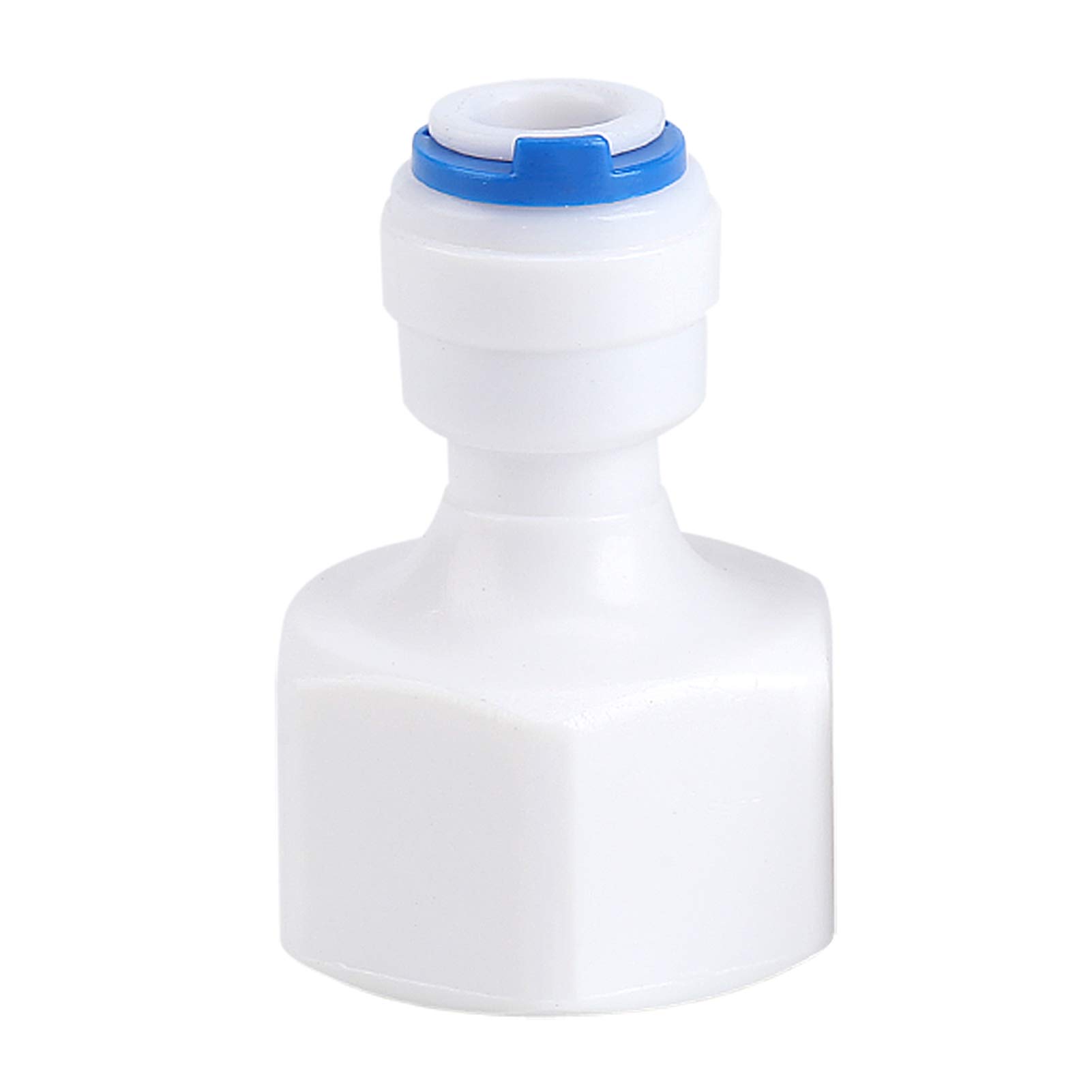 6pcs 1/4 Tube OD to 1/2 Water Filter Quick Connector, Water Filter Ro Connector Water Filter Connector Reverse Osmosis Connector Water Filter Connection Threaded Quick Filter Fittings For Water Filter