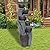 6-Tier Cascading Outdoor Water Garden Fountain 49.61''H Modern Floor-Standing Indoor Waterfall Fountains Bowl and Jar Water Feature with LED Lights for Office Home Art Decor Deck Yard Patio Porch
