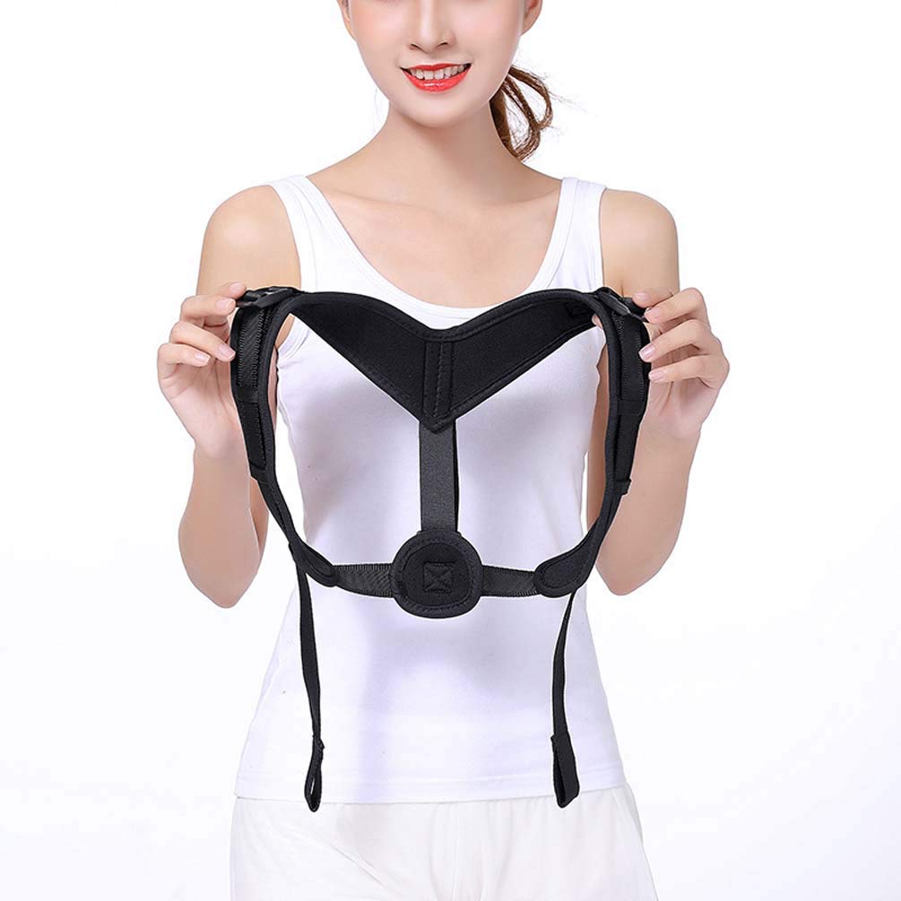 Multar Corrector de Postura, Corrector de Postura Espalda Hombro para Hombre y Mujer Talla Única y Ajustable Faja Espalda Recta Soporte Transpirable Unisexo