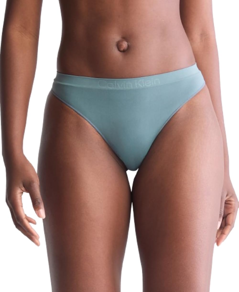 Calvin Klein womens Bonded Flex Mid-rise Thong