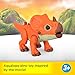 Fisher-Price Imaginext Jurassic World Dinosaur Action Figure with Kid-Activated Motion & Growing Spikes, 7.75-inch Aquilops Dino Toy