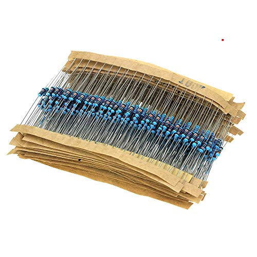 Image of INVENTO 250Pcs 330K Ohm Carbon Film Resistor 1 /4 W Resistance 0.25 Watt 250mW 5% Tolerance For DIY