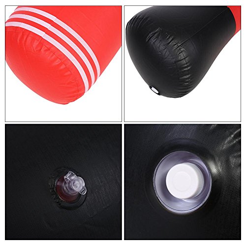 Sacco da boxe in piedi, sacchetto gonfiabile da