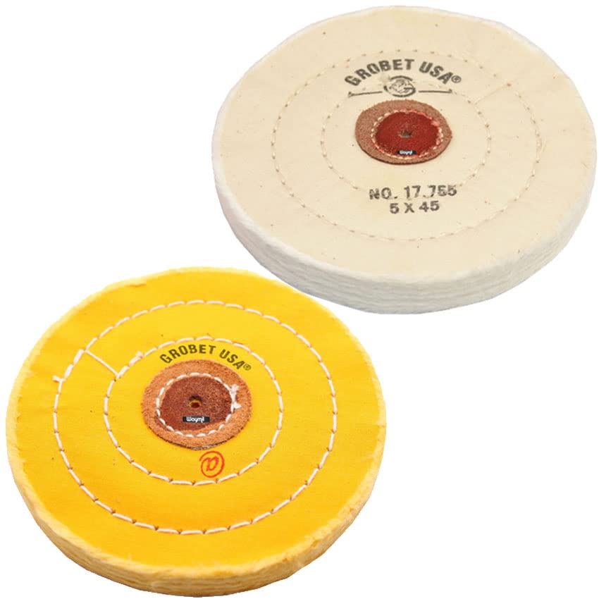 Jewelers Polishing Buffs Set Yellow & White Finish and Polish Jewelry 5