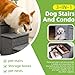 PJDDP Dog Stairs with Storage, Foldable Pet Ladder,Pet Storage Stepper,3 in 1 Non Slip Dog Ramp with Toy Storage Boxes,Detachable Portable Pet Stairs for High Bed Sofa & Window Perch