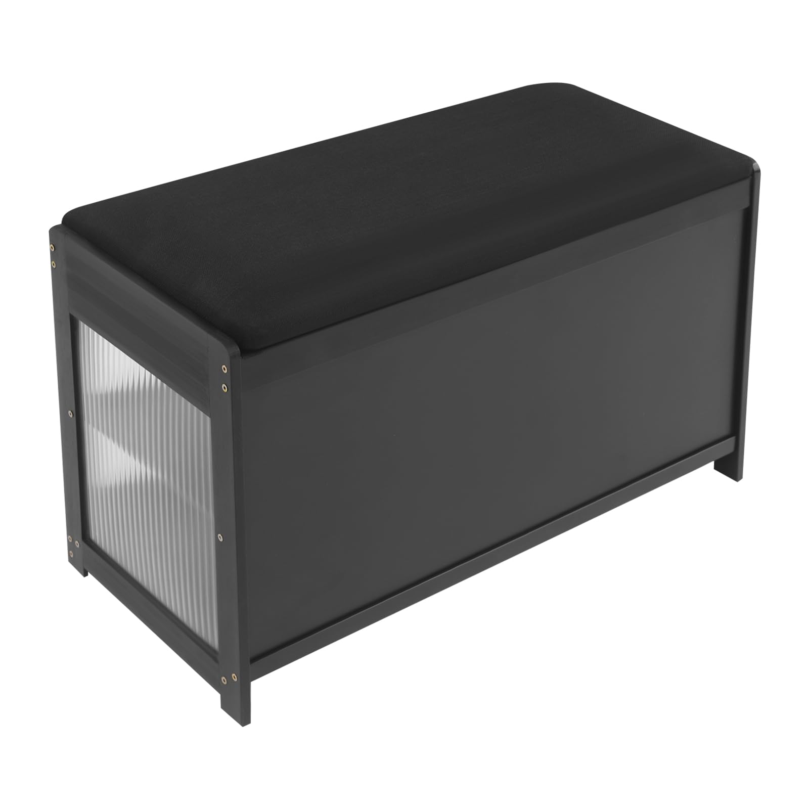 Panca per scarpe a 2 piani, spazio preriscaldamento, porta pieghevole magnetica, maniglia, anta trasparente per armadio, design a matita liquida, sedile rettangolare, panca armadio 70 cm