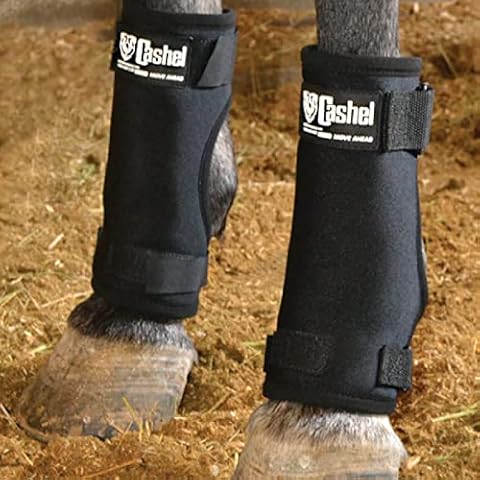 Cashel Botas Doloridas para Caballos (Par) con Exterior de Neopreno y Forro Polar Suave Cover