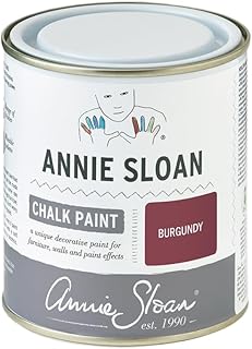 Annie Sloan Chalk Paint® (Burgundy, 500 ml/16.9 Fl Oz) a unique decorati...