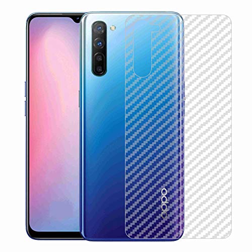 Image of Compatible with Oppo Reno 3 Back Screen Protective Film Carbon Fiber Skin Transparent Screen Guard Sticker