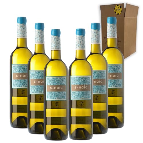 S-naia Sauvignon Blanc - Ideal para maridar con Pescados y Arroces - Pack 6 Botellas 75cl