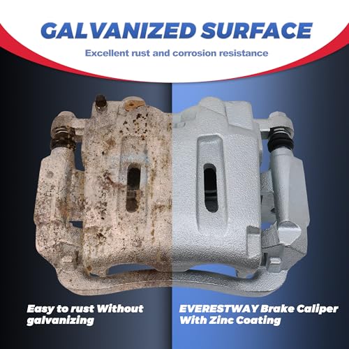 Image of 18B5022 18B5023 Front Disc Brake Calipers Compatible with 05-12 Ford F-250 | 2PCS Front Driver & Passenger Side Calipers with Bracket, Compatible with 2005-2012 F-250 /F-350 Super Duty