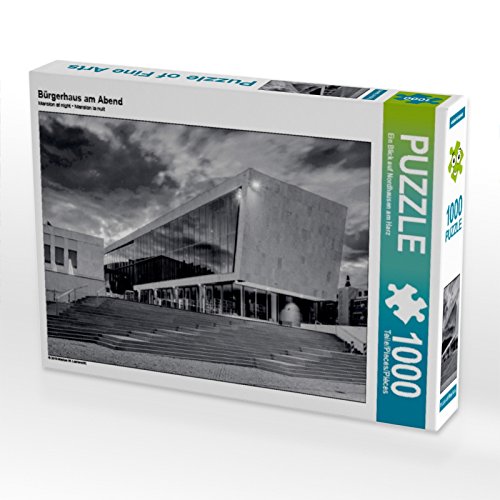 Preisvergleich Produktbild Bürgerhaus am Abend 1000 Teile Puzzle quer