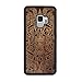 Produktbild SmartWoods Schützhülle für Samsung Galaxy S9, Holzcase für Smartphone, Handyhülle, Schutzhülle aus Holz für Samsung, ökologisch, naturnah und original (Aztec Calendar Dark)