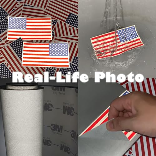 Image of American Flag Decal - USA Tactical Military Subdued Patriotic (Set of 2) 3 x 5 inches Premium Waterproof Vinyl Decal Stickers for Car Truck (Reflective Sticker, 5 inches x 3 inches)