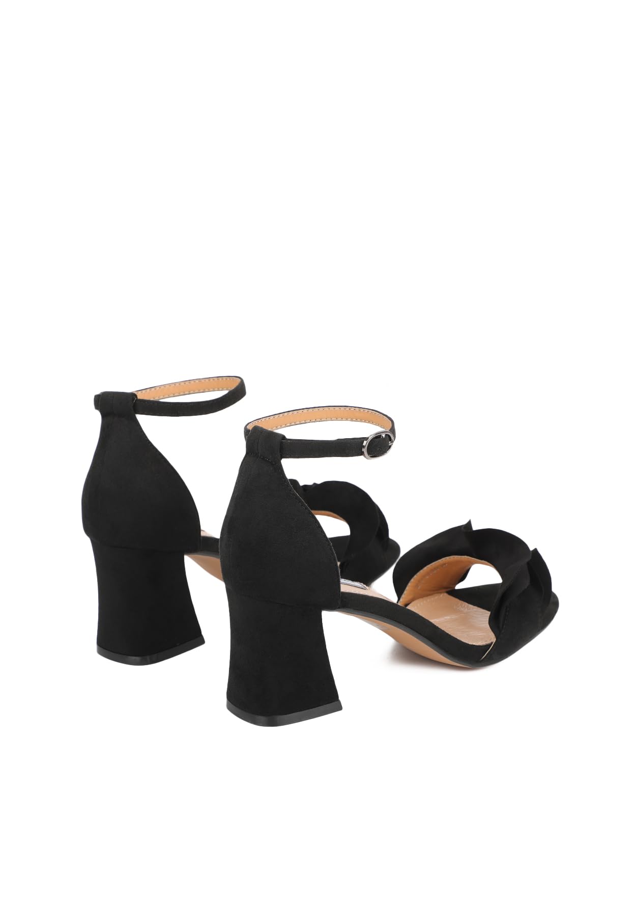 QUEEN HELENA Sandali con Tacco Basso con Cinturino Casual Donna ZM9629
