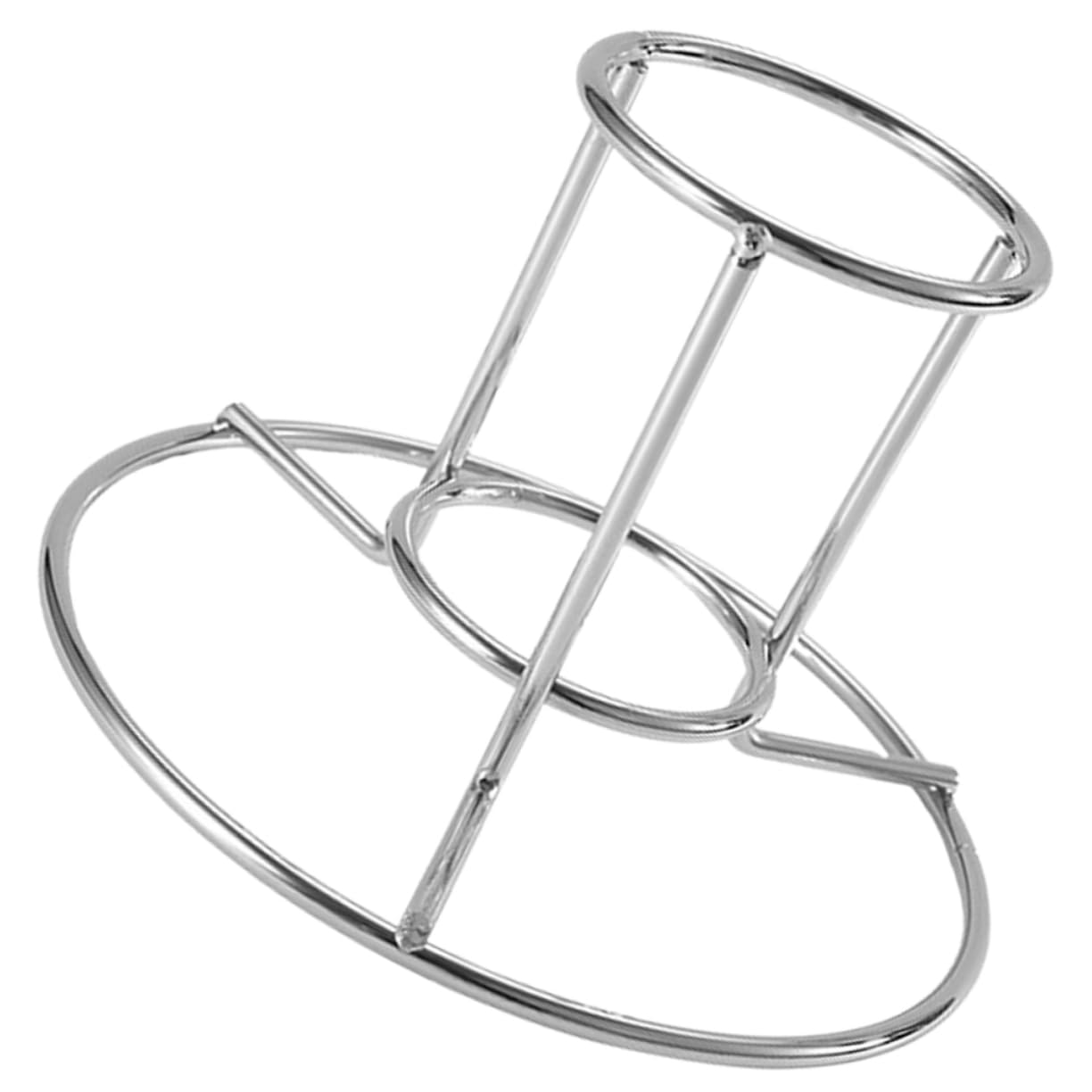 TOYANDONA Lot De 4 Supports De Poulet Rôti pour Barbecue en Acier Inoxydable Argenté