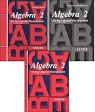 Saxon Algebra 2 Kit and Solutions Manual 3rd Ed.