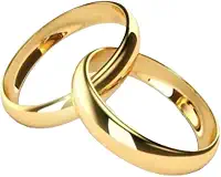 Par de Alianças Lisa Delicada Com Gravação Banhada A Ouro 18K Noivado Casamento