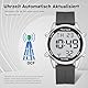 Hearkent Herren Sprechende Uhr Deutsch Ankündigung,Senioren Armbanduhr Sehbehinderte Uhren Blindenuhr,Große Digitale Funkuhr,Durchdachte Geschenke (Silikon schwarz)
