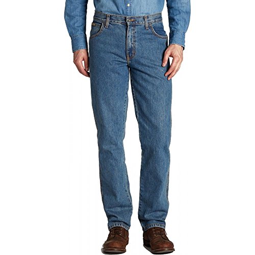 MENS NEW WRANGLER TEXAS STONEWASH STRETCH STRAIGHT LEG JEANS. **30 TO 48 (36W x 30L)