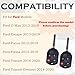 SUPALAND Keyless Entry Remote Control Head Key Fob Replacement Fits for Ford Focus 2012 2013 2014 2015 2016 2017 2018 2019 2020 C-MAX Escape Fiesta Transit Connect 164-R8046 5921709 OUCD6000022