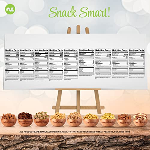 Dried Fruit & Mixed Nuts Gift Basket In White Gold Box (9 Assortments) Mothers Day Gourmet Food Bouquet Arrangement Platter, Birthday Care Package, Healthy Kosher Snack Tray, Mom Women Men Adults #TOP4