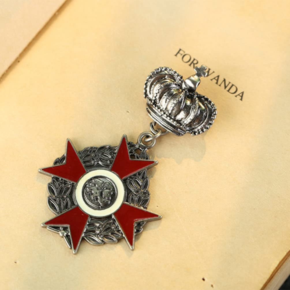 3pcs Soviet Birthday Pin Russian Gas Mask Colonial Boys Medal Star Costume Uniform Ribbon Vintage Brooch South Korea Metal Banquet