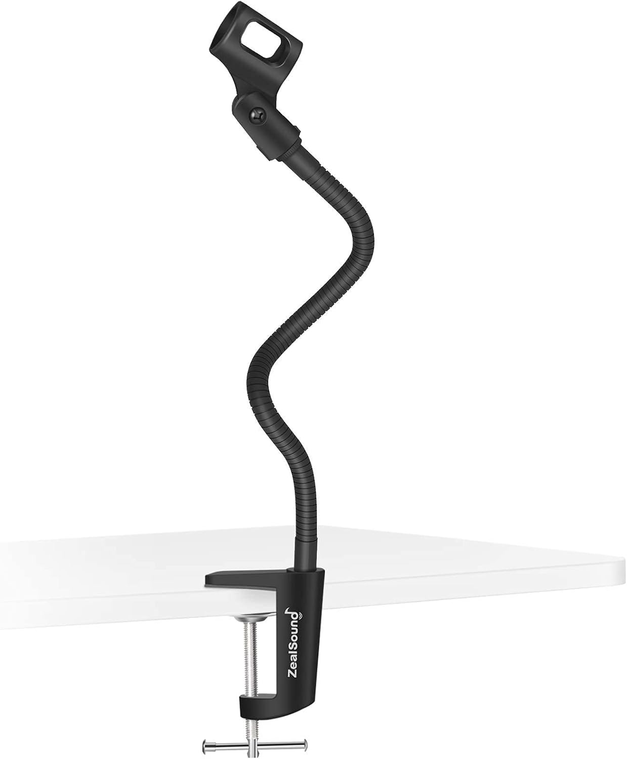 ZealSound Microphone Arm Stand h1 13 inch + h19 19 inch Black