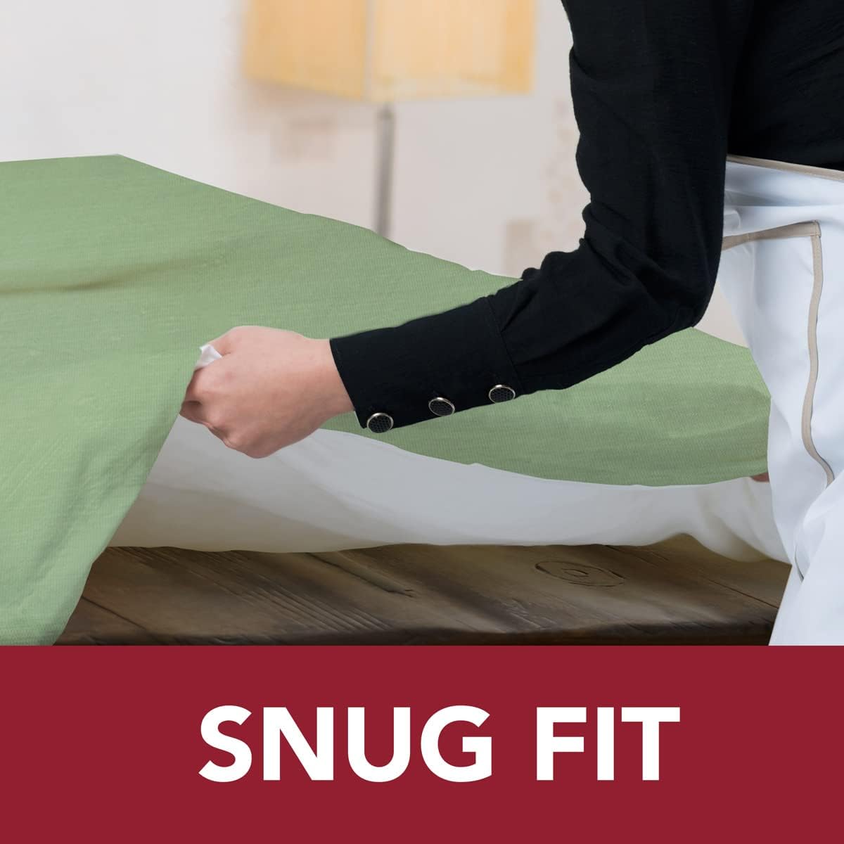 Best Cyber Monday 🔥 LAMINET Elastic Fitted Table Cover - Basketweave (Green) - Large Round - Fits Tables up to 45-56” Diameter Black Friday - 40% OFF LAMINET Elastic Fitted Table Cover - Basketweave (Green) - Large Round - Fits Tables up to 45-56” Diameter