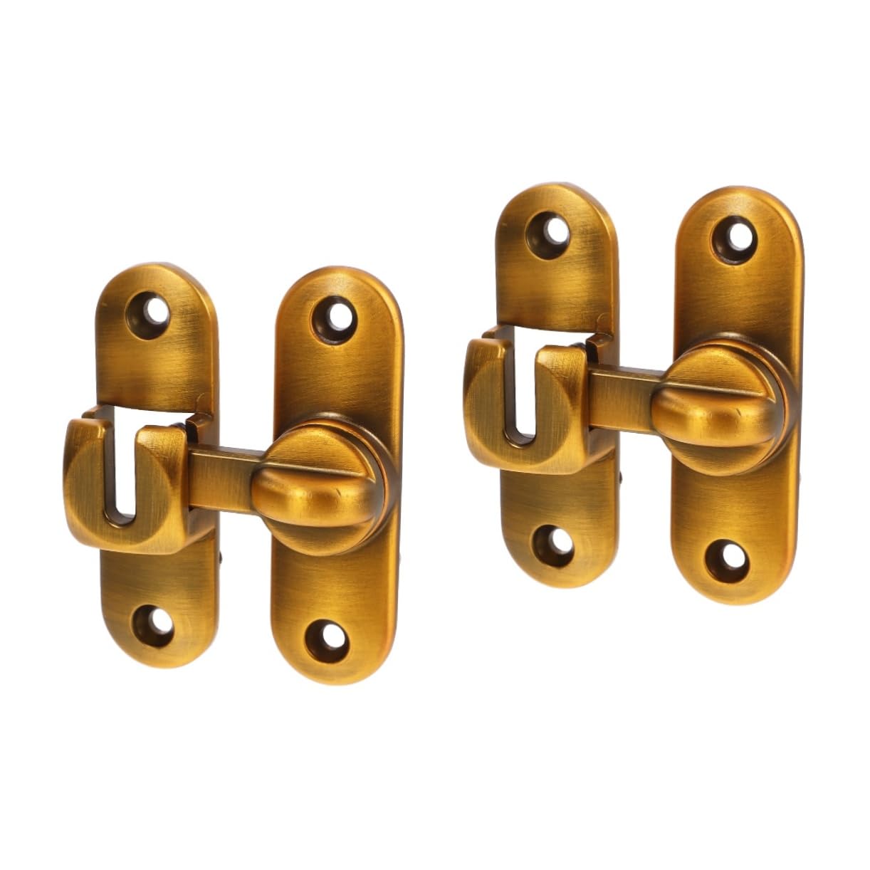 Artibetter 2sets Serratura Scorrevole Per Porta Chiusura Acciaio Inossidabile Per Porte Battente Facile Installazione e Design Moderno Sicurezza Per Ambienti Domestici e Commerciali