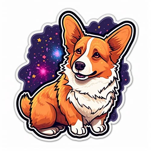 Image of Yoonek Graphics Welsh Corgi Welsh Corgi Dog Vinyl Decal Sticker for Car, Laptop, Tumbler, More. #009987-6