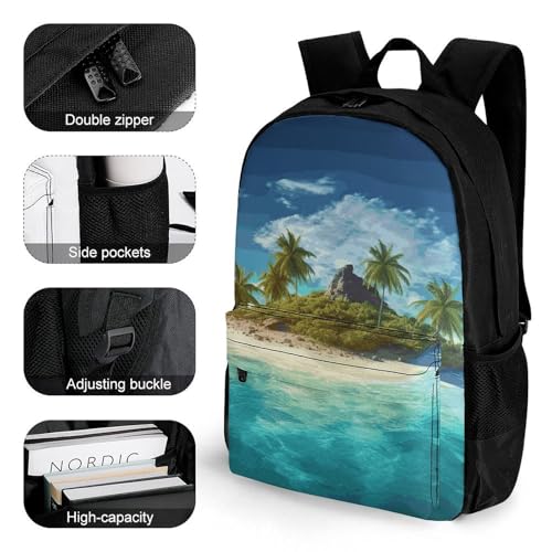 Mochila Tropical Island ligera para deporte y viaje miniatura 3