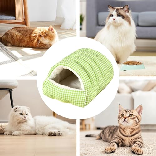 Dreuhuing Katzenbett für den Innenbereich, maschinenwaschbar, Tiermöbel, Katzenhöhle, Haustierbett für kleine, mittelgroße und große Rassen, Wohnzimmer, Innenhof, Balkon, Hinterhof, Spielen, Ausruhen