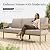 SUNSHINE VALLEY, 5-Seat, Wrought Iron, Patio Conversation Set, Coffee Table