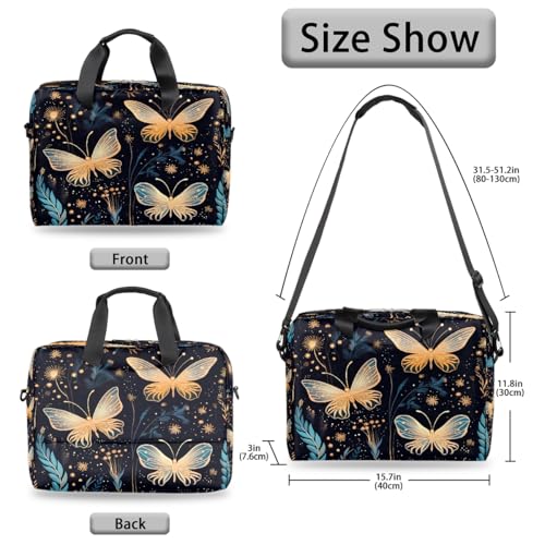 Bolso Maletín Slim Boho Butterfly para Laptop 16 Pulgadas miniatura 5
