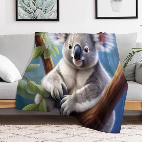 Manta de koala para sofá o cama de 130x180 cm ideal para tardes de películas en el salón 3
