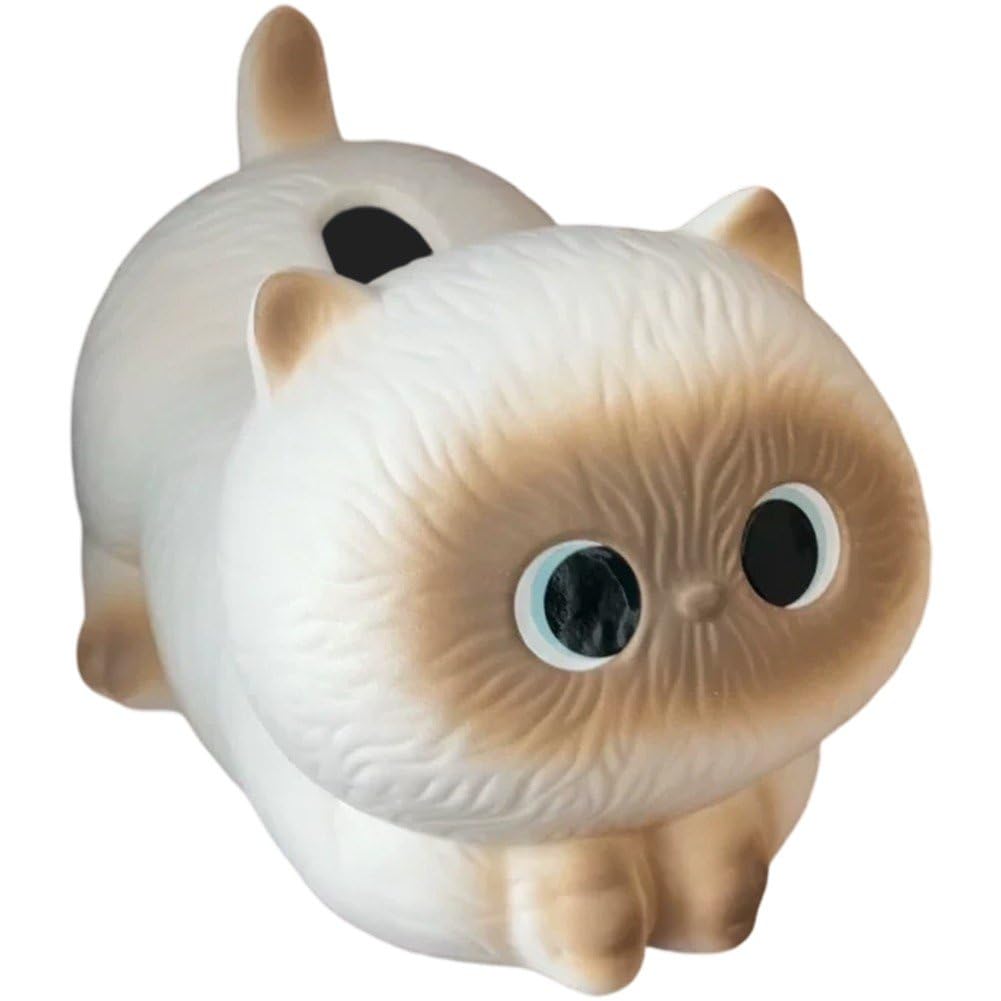 Tissue Dispenser Box Cartoon Cat Tissue Box, Plastic Cartoon Tissue Box Cover Holder,for Bathroom Vanity Countertops