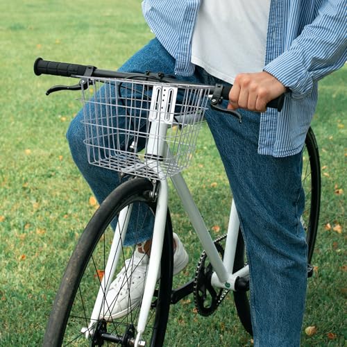 Panier pour vélo de grosse capacité métallique solide et stable pour le transport - 5