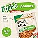 Snak Club Tajin Peanuts, Roasted Nuts with Chili and Lime Seasoning, Mild, Gluten-Free and Kosher Snacks, No Artificial Colors or Flavors, No Preservatives, 12 oz Resealable Bag