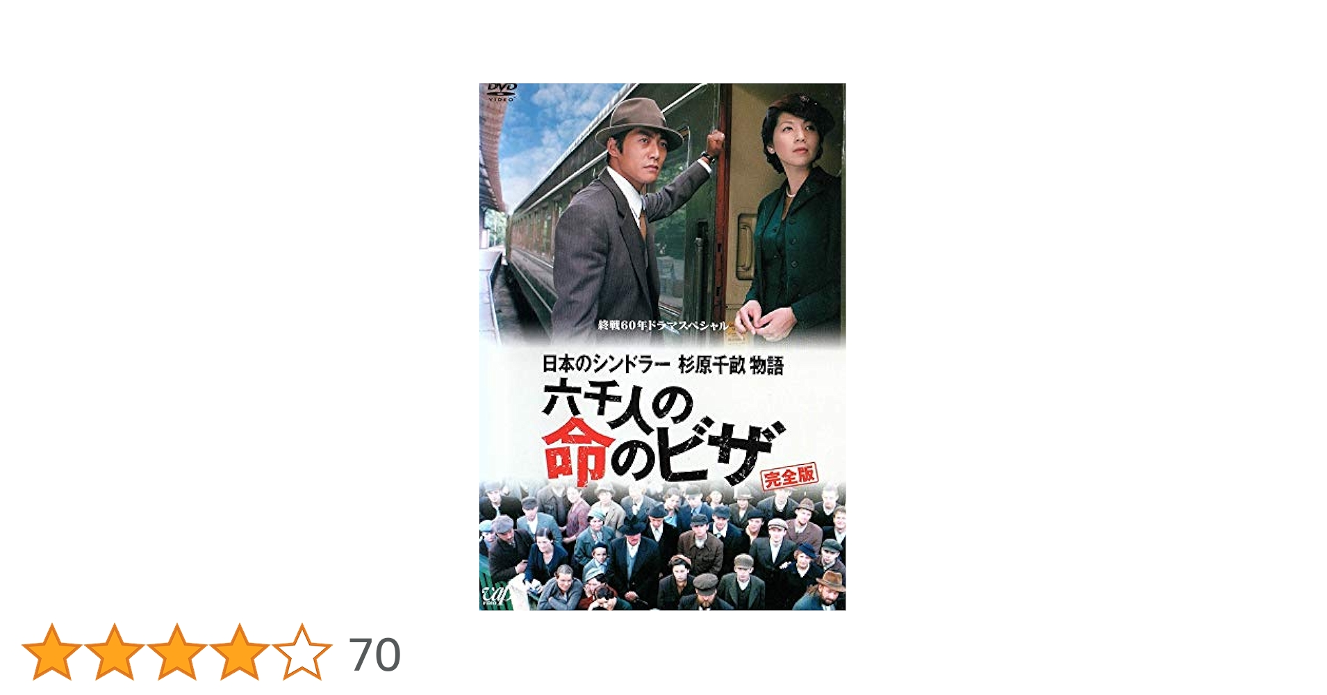 終戦60年ドラマスペシャル 日本のシンドラー杉原千畝物語・六千人の命のビザ [DVD] Amazon.co.jp: 終戦60年ドラマスペシャル 日本のシンドラー杉原