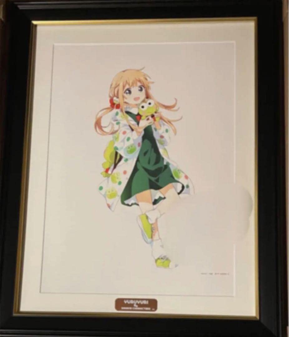 サイン入り ゆるゆり サンリオキャラクターズ グラフィックアート ごらく部 サイン入り ゆるゆり サンリオキャラクターズ グラフィック