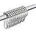 Anneaux de Crochet de Douche antirouille en Acier Inoxydable pour Rideaux de Tringle de Douche de Salle de Bain, Anneaux de Crochets de Rideau de Douche, Chrome Poli, Lot de 12 Crochets