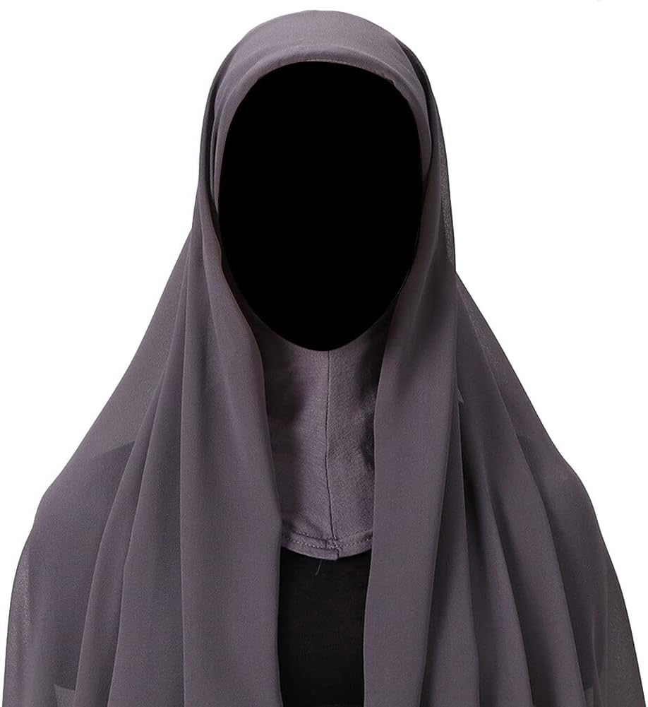 Hijab Elastico Per Donna - 2 Pezzi Viscosa Comoda E Modesta - Foto 9