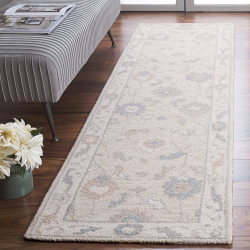 Tapete decorativo SAFAVIEH 2'3" x 7' beige e ivory