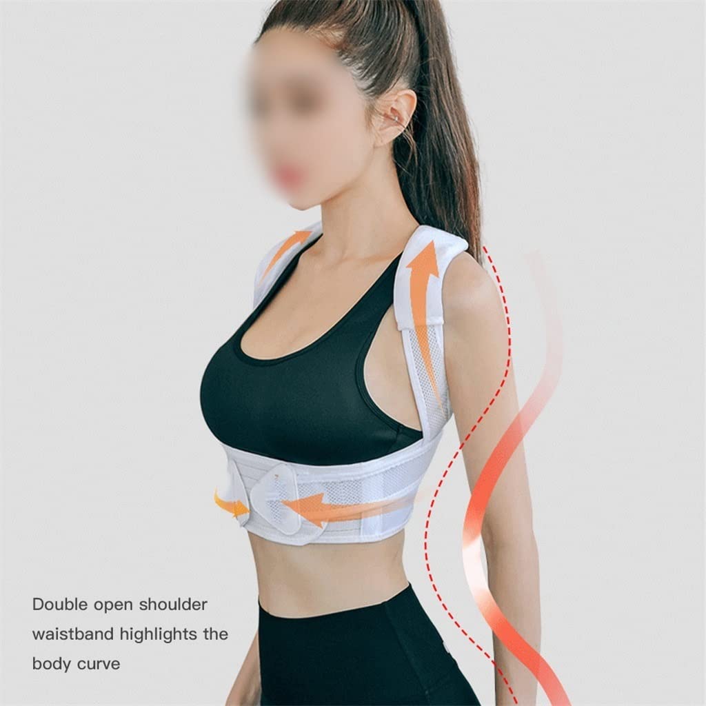 Cinturón Corrector de Espalda, Faja Lumbar Ligera y Transpirable para Hombres y Mujeres.