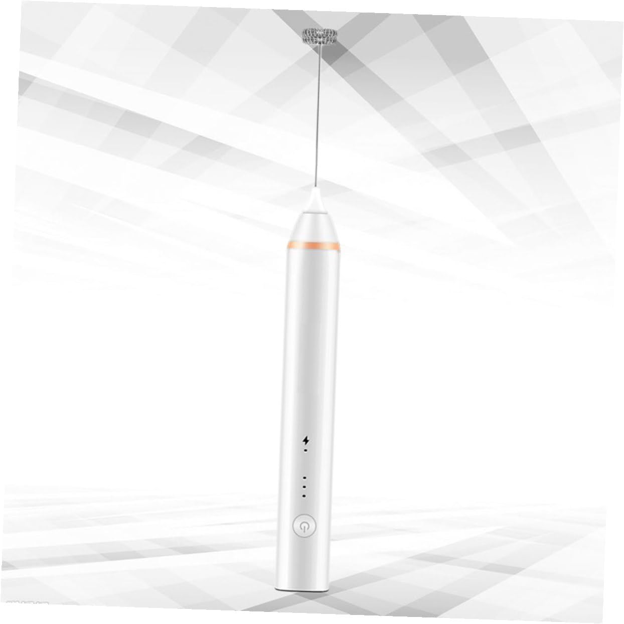 Elektrischer Milchaufschäumer USB 3-stufig Verstellbar Weiß