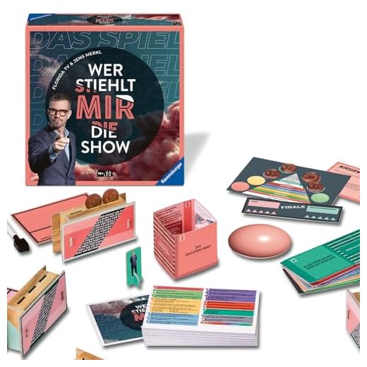 Ravensburger 24883 Wer stiehlt Mir die Show Das Quizspiel zur beliebten TV-Show von Joko Winterscheidt für 3-5 Spieler ab 10 Jahren