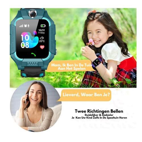 M-AIGA Kids Smartwatch, Kids Smart Watch met waterdicht, IP67 LBS SOS, Camera, Gaming, Smartwatch met simkaartsleuf… - Image 4