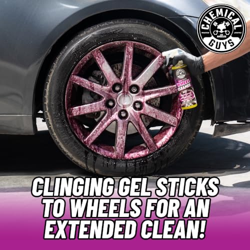 Chemical Guys Two Face Wheel Cleaner, Color Changing Wheel Cleaner, Safe for Cars, Trucks, SUVs, Motorcycles, RVs & More, 16 fl oz + ACC_B01 Gerbil Wheel and Rim Brush (2 Items) - image 4