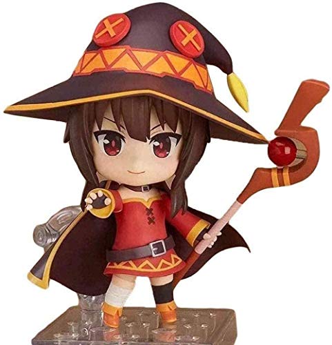 LJXGZY Konosuba: Nendoroid Megumin Actionfigur PVC Anime Skulptur Geschenk Sammlung Kunstwerk Colección Decoración Modelo Regalo de cumpleaños Estatua Cover
